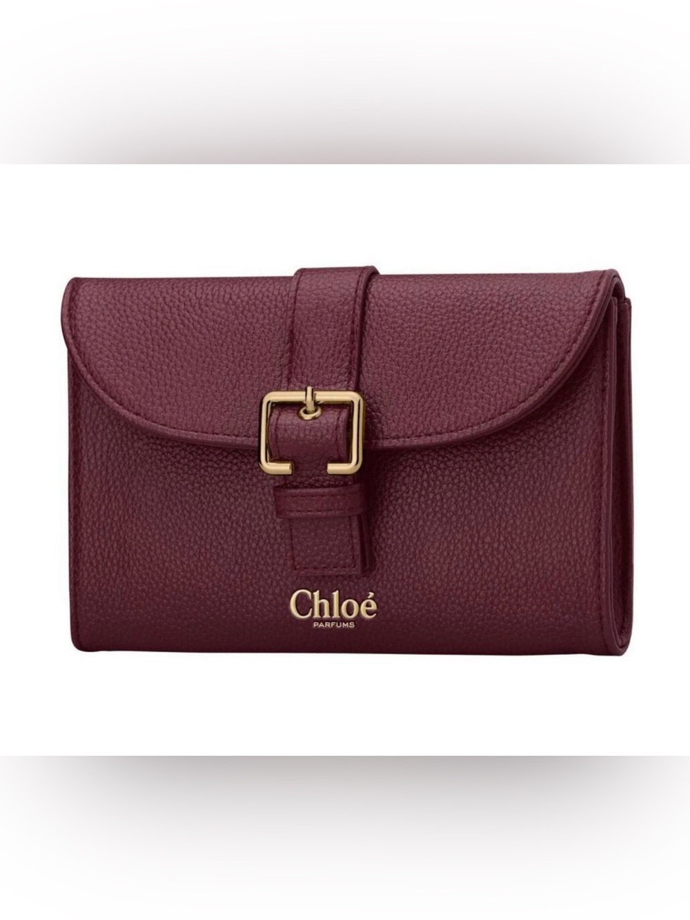 Chloé 5ml Eau De Parfum & Burgundy Chloé Parfums Pouch - Picture 2 of 5